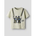 NAME IT MINI Henni kortærmet t-shirt - Swamp