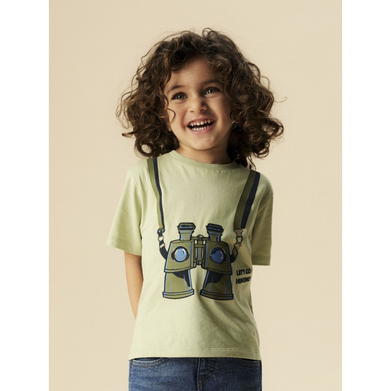 NAME IT MINI Henni kortærmet t-shirt - Swamp