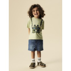 NAME IT MINI Henni kortærmet t-shirt - Swamp