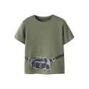 NAME IT MINI Henni kortærmet t-shirt - Olivine