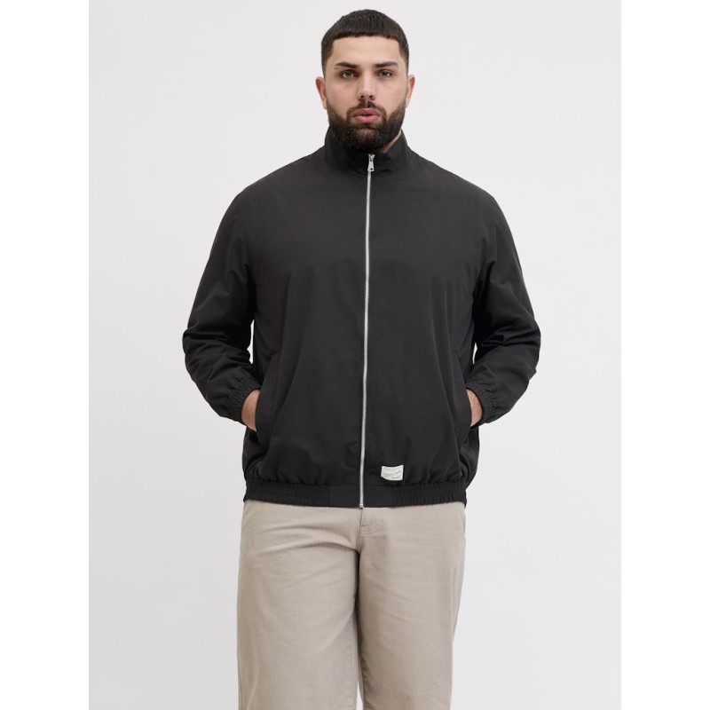 JACK & JONES PLUS Cassis rush bomber jakke - Black