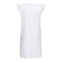 ONLY CARMAKOMA Tulum kortærmet kjole - Bright White