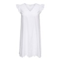 ONLY CARMAKOMA Tulum kortærmet kjole - Bright White