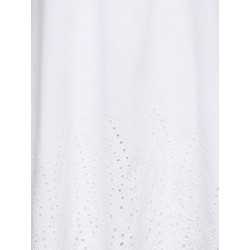 ONLY CARMAKOMA Tulum kortærmet kjole - Bright White