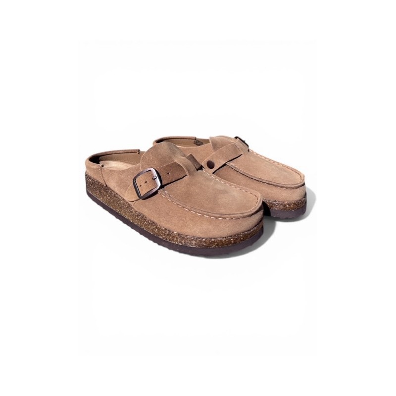 MORSØ Dame Skvulp Bio Slippers - Camel