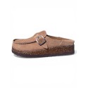 MORSØ Dame Skvulp Bio Slippers - Camel