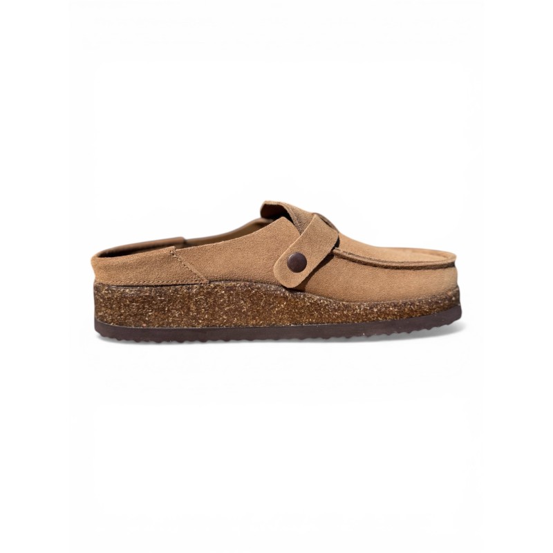 MORSØ Dame Skvulp Bio Slippers - Camel