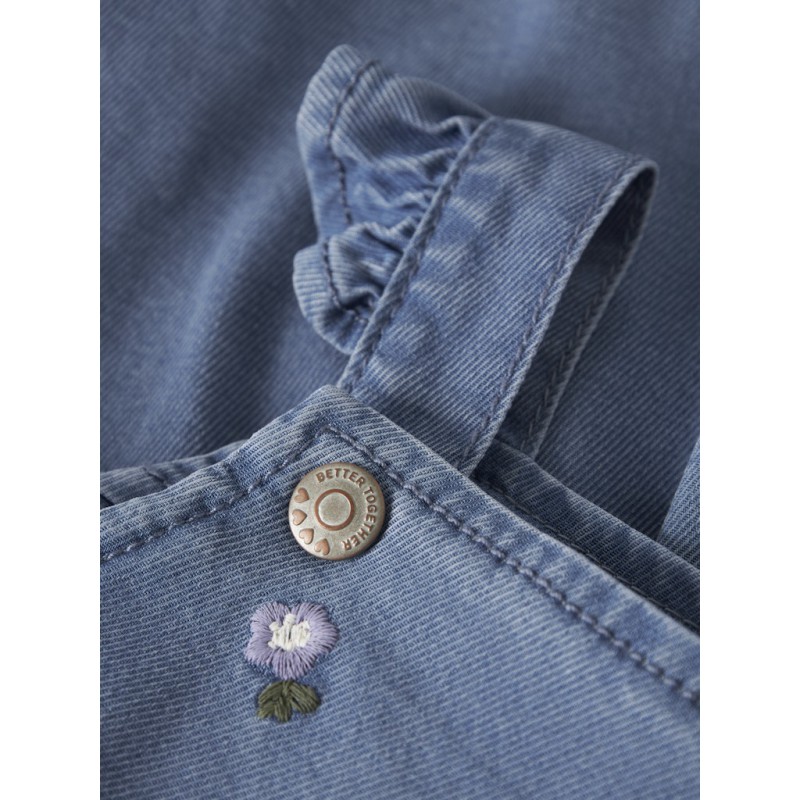 NAME IT Baby Sage Denim Spencer Kjole - Denim Blue