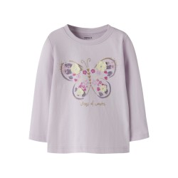 NAME IT Mini Deppa L/S Top - Lavender Fog