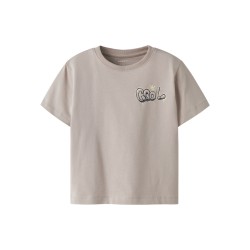 NAME IT Mini Digro S/S Top - Chateau Gray