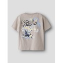 NAME IT Mini Digro S/S Top - Chateau Gray
