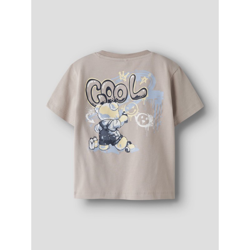 NAME IT Mini Digro S/S Top - Chateau Gray