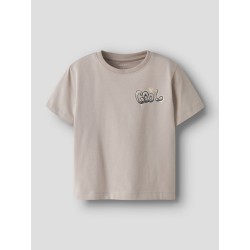 NAME IT Mini Digro S/S Top - Chateau Gray