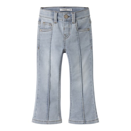 NAME IT Mini Polly Skinny Bootcut Jeans - Light Blue Denim