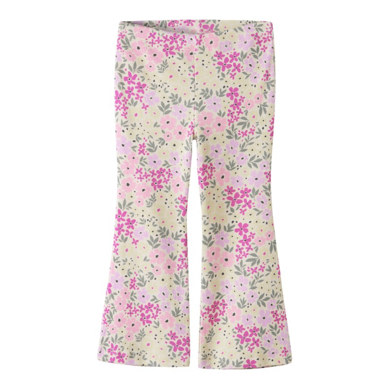 NAME IT Mini Dartias Flared Bukser - Peyote Melange