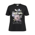 ONLY CARMAKOMA Payton S/S Jeans T-shirt - Sort