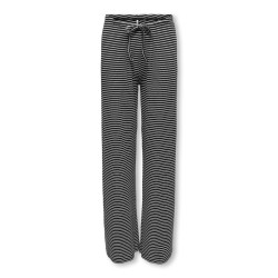 KIDS ONLY Pamia stribede bukser - Black