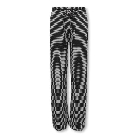 KIDS ONLY Pamia stribede bukser - Black