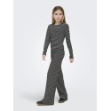 KIDS ONLY Pamia stribede bukser - Black