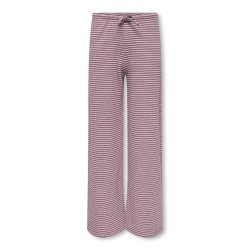 KIDS ONLY Pamia stribede bukser - Rose Brown