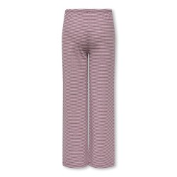 KIDS ONLY Pamia stribede bukser - Rose Brown