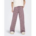 KIDS ONLY Pamia stribede bukser - Rose Brown