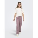 KIDS ONLY Pamia stribede bukser - Rose Brown