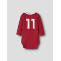 NAME IT BABY Unisex langærmet team body - True Red