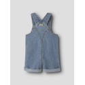 NAME IT BABY Lou hør denim overall shorts - medium blue denim