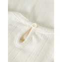NAME IT BABY Happy kortærmet body - Cloud Dancer