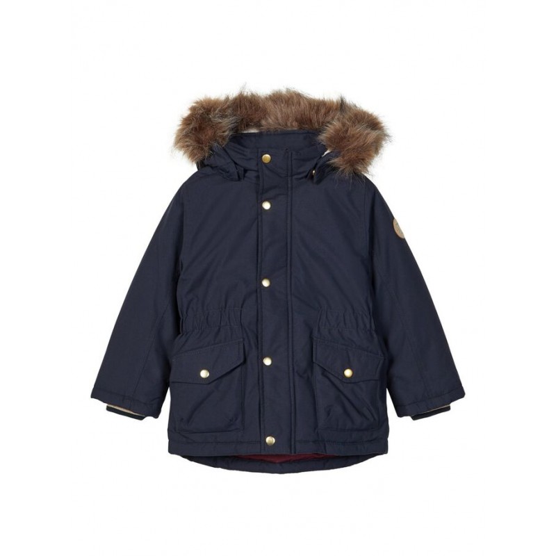 NAME IT Kids Parka Vinterjakke - Dark Sapphire