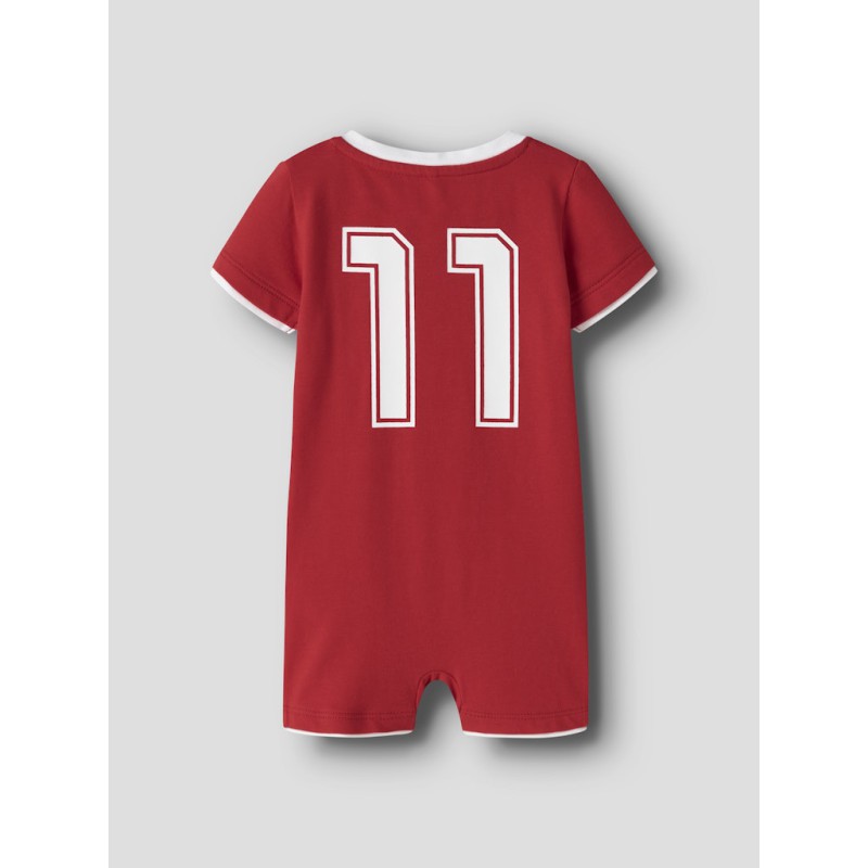 NAME IT BABY Unisex Hi team bodysuit - True Red