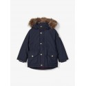 NAME IT Kids Parka Vinterjakke - Dark Sapphire