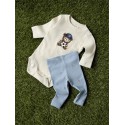 NAME IT BABY Haball Long John leggings - Ashley Blue