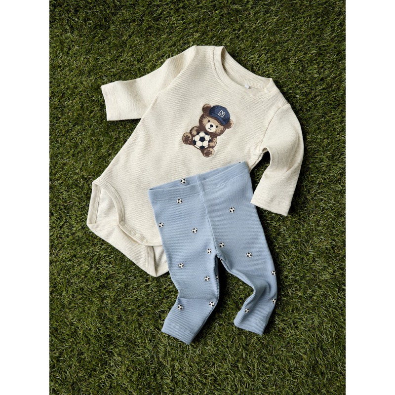 NAME IT BABY Haball Long John leggings - Ashley Blue