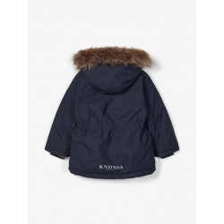 NAME IT Kids Parka Vinterjakke - Dark Sapphire