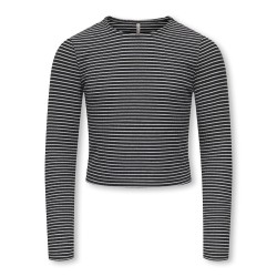 KIDS ONLY Pamia langærmet bluse - Black