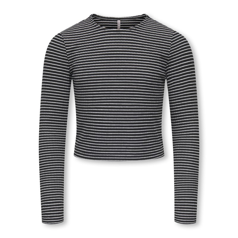 KIDS ONLY Pamia langærmet bluse - Black