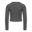 KIDS ONLY Pamia langærmet bluse - Black
