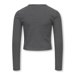 KIDS ONLY Pamia langærmet bluse - Black
