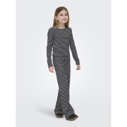 KIDS ONLY Pamia langærmet bluse - Black