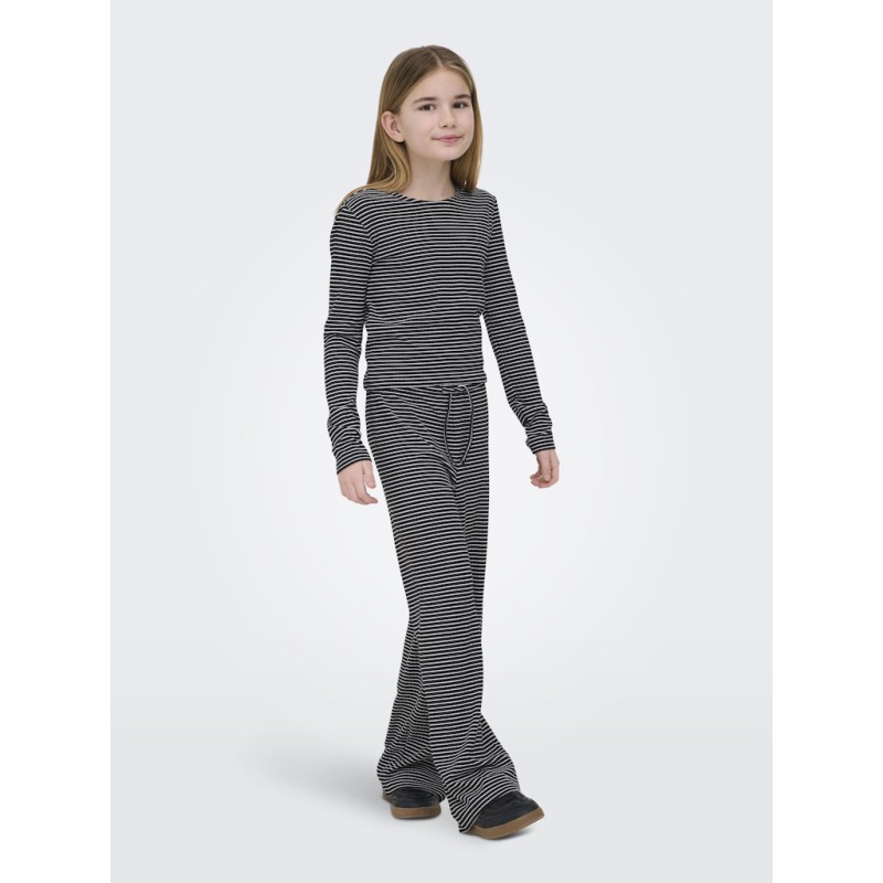 KIDS ONLY Pamia langærmet bluse - Black