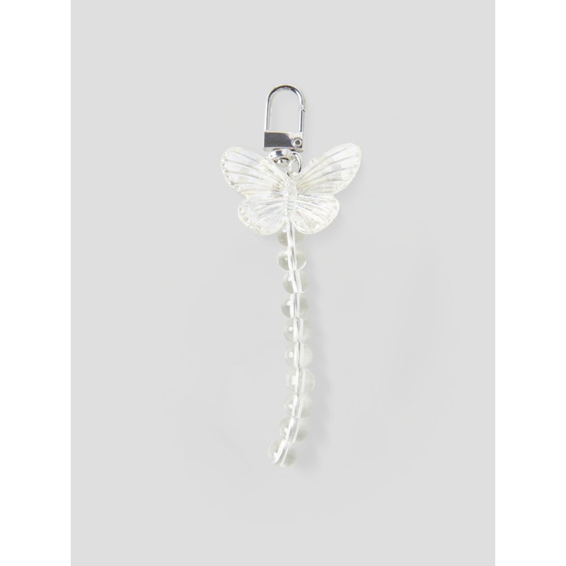 NAME IT KIDS Amina nøglering - Cloud Dancer BUTTERFLY