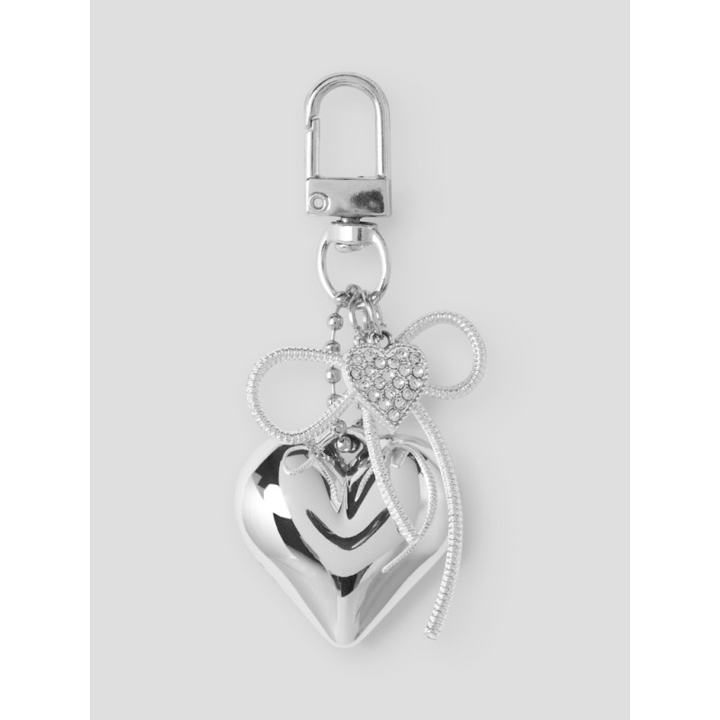 NAME IT KIDS Amina nøglering - Silver HEART