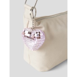 NAME IT KIDS Amina nøglering - Strawberry Moon HEART