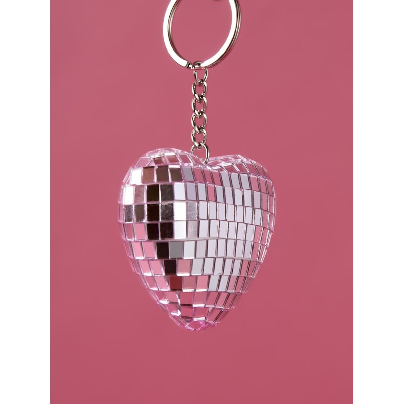 NAME IT KIDS Amina nøglering - Strawberry Moon HEART