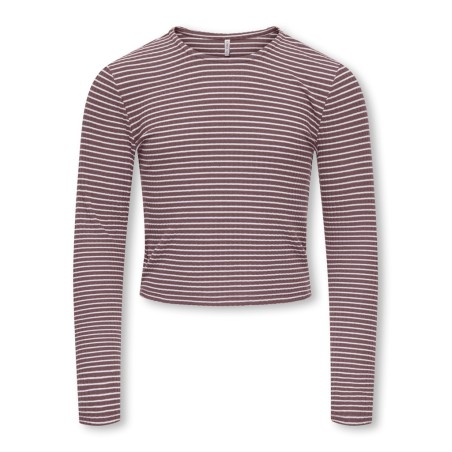 KIDS ONLY Pamia langærmet bluse - Rose Brown