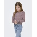 KIDS ONLY Pamia langærmet bluse - Rose Brown