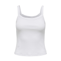 ONLY Vira S/L Rib Top - Bright White