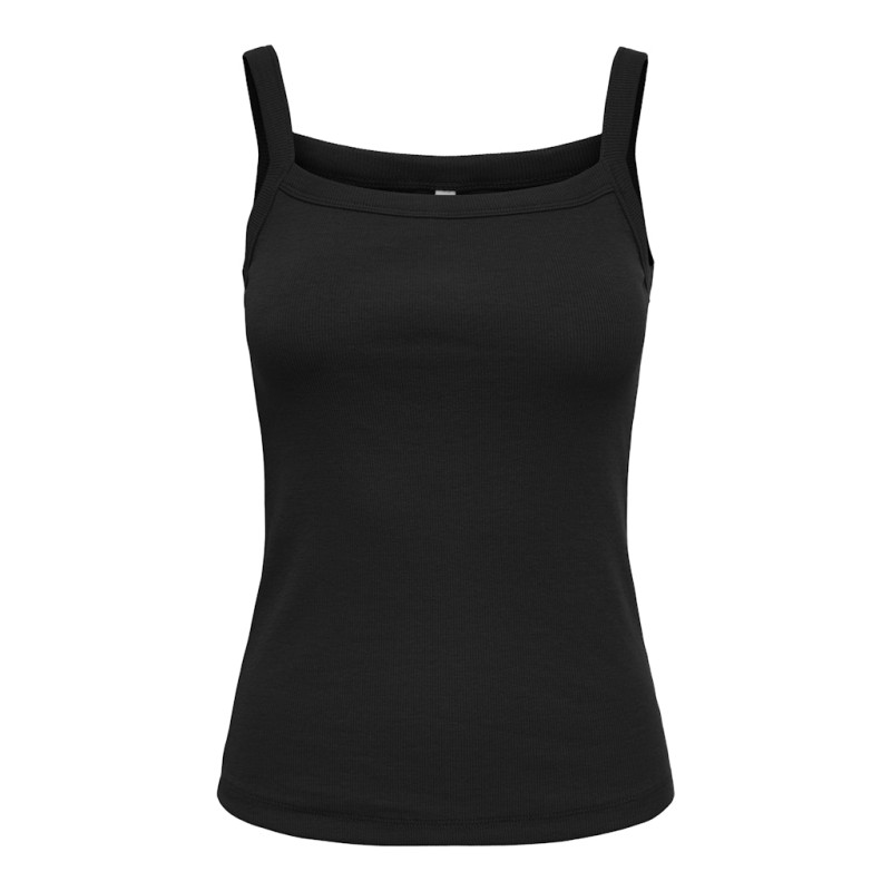 ONLY Vira S/L Rib Top - Black